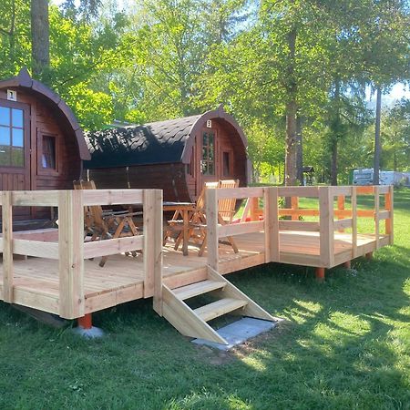 Campingplatz Koberbachtalsperre - Campingfass Mieten Langenbernsdorf Екстер'єр фото