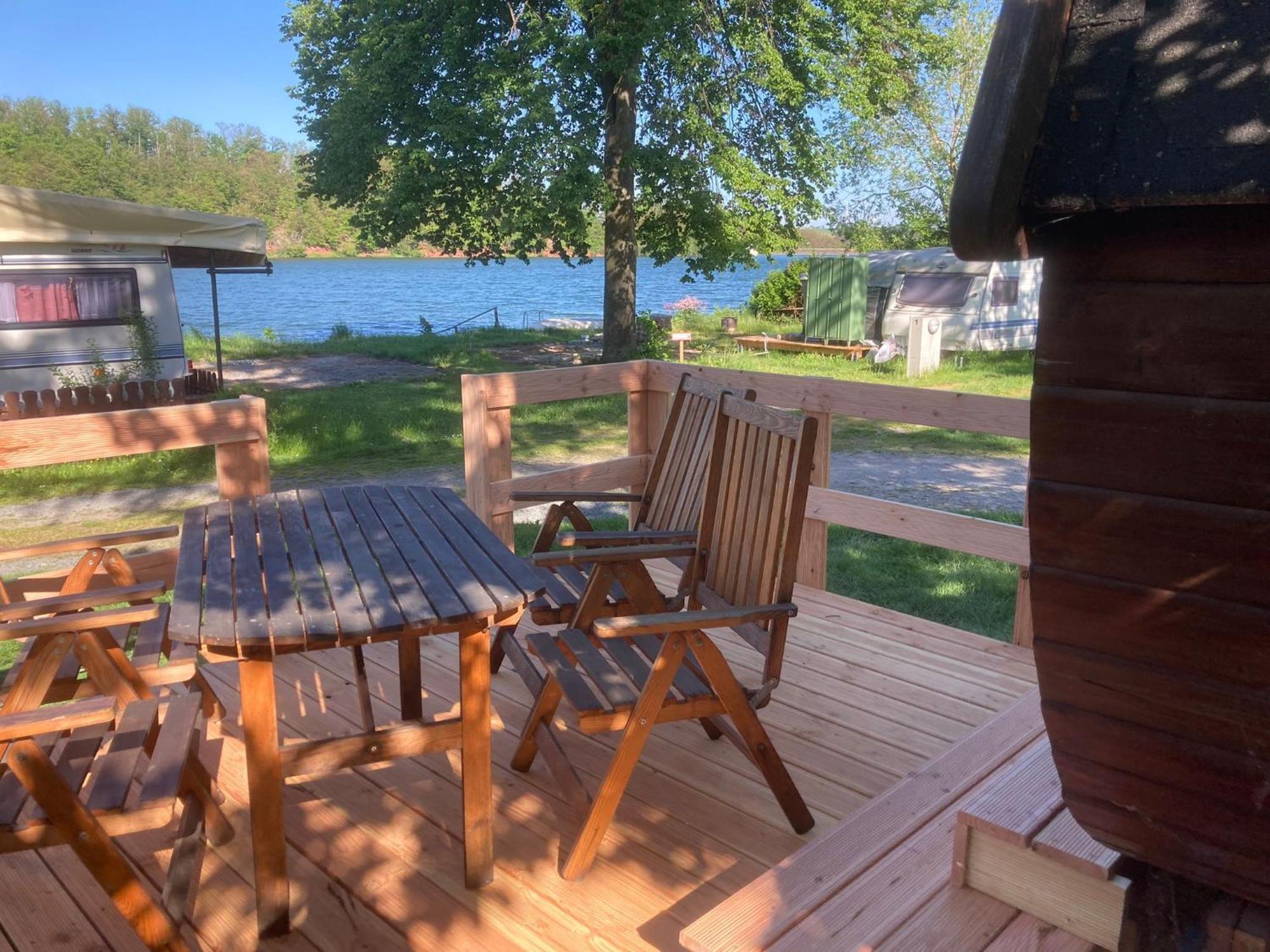 Campingplatz Koberbachtalsperre - Campingfass Mieten Langenbernsdorf Екстер'єр фото