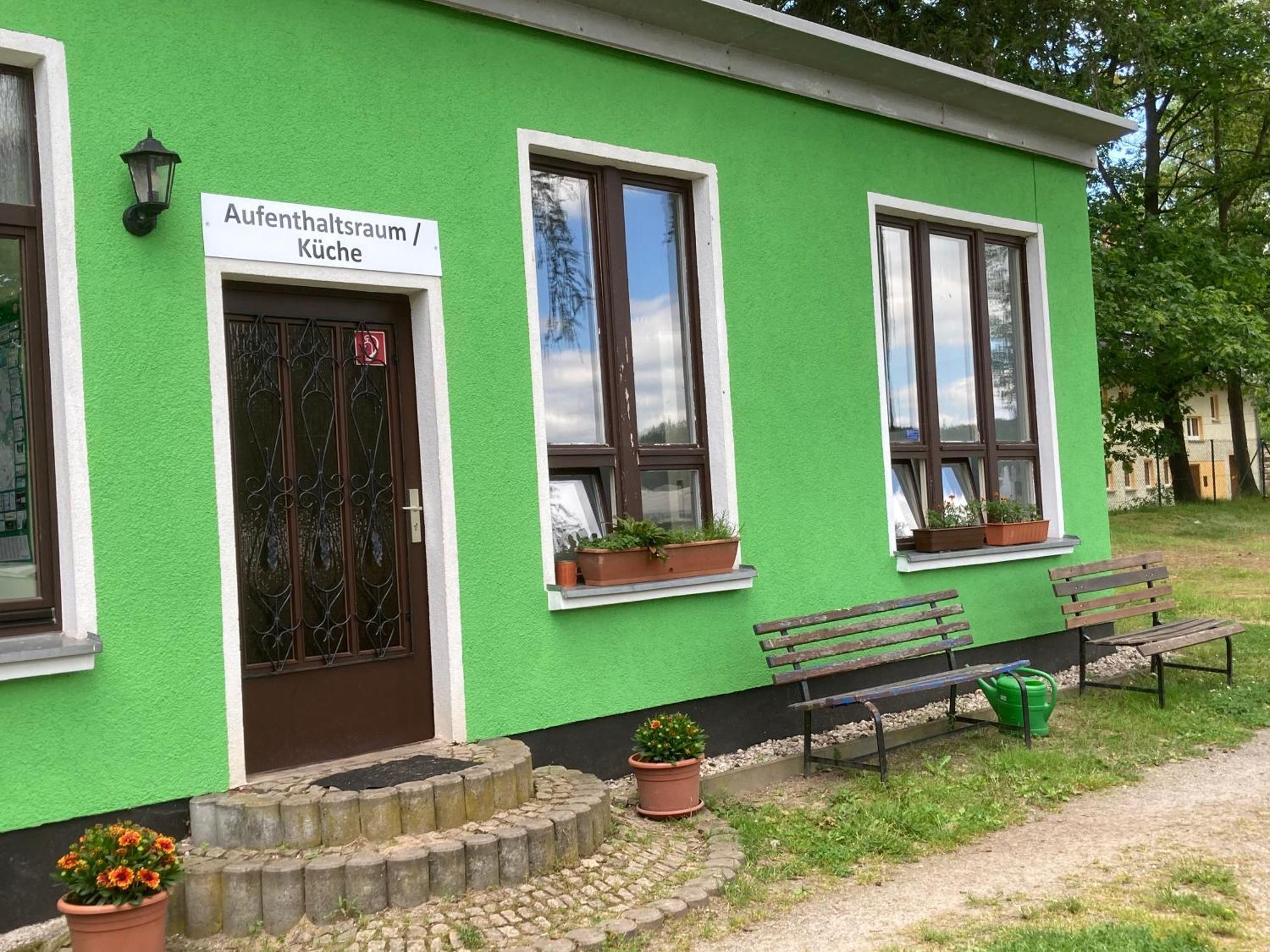 Campingplatz Koberbachtalsperre - Campingfass Mieten Langenbernsdorf Екстер'єр фото