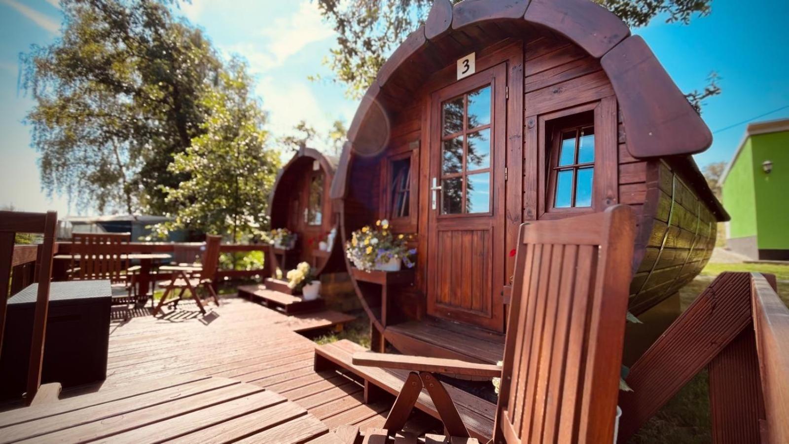 Campingplatz Koberbachtalsperre - Campingfass Mieten Langenbernsdorf Екстер'єр фото