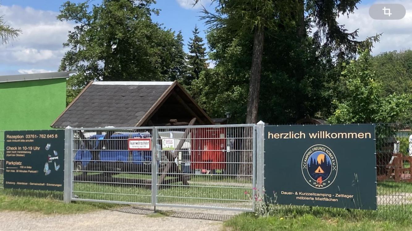 Campingplatz Koberbachtalsperre - Campingfass Mieten Langenbernsdorf Екстер'єр фото